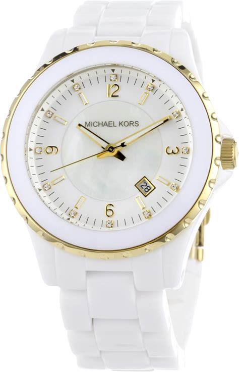 reloj marca michael kors|Michael Kors reloj mujer blanco.